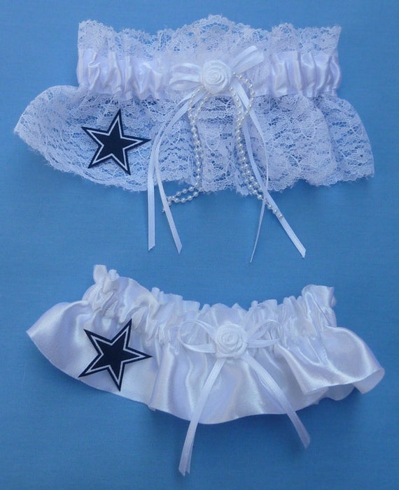 Wedding Garter Set Dallas Cowboys Football Themed Lace And   Il 570xN.543136692 Mo0l 