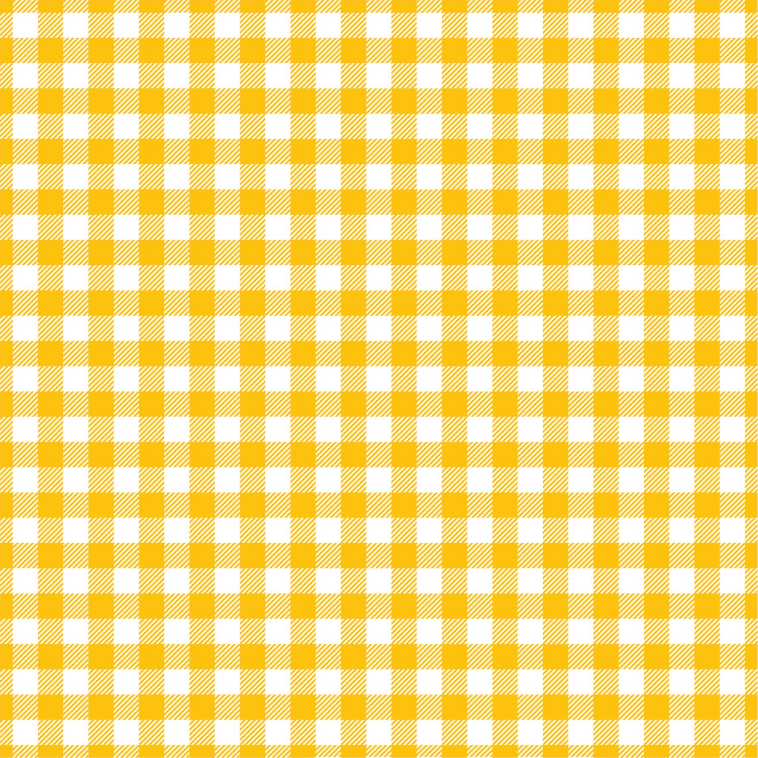 Yellow gold Gingham patterned vinyl sheet by
