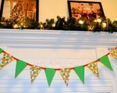 Paper Garland, Christmas Decoration, Christmas Photo Prop, Holiday Garland Il_170x135