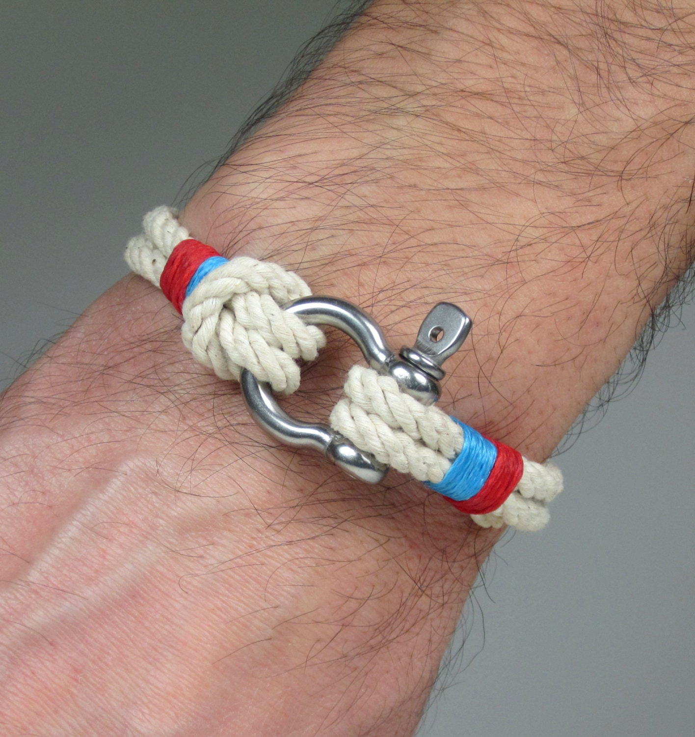EXPRESS SHIPPING Natural Sailing bracelet. Men's Bracelet