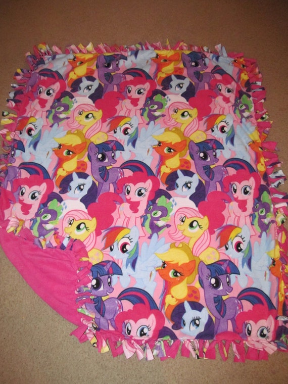 My Little Pony Fleece Tie Blanket