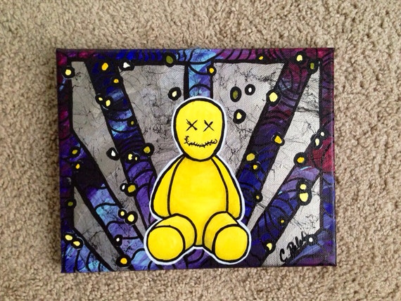 yellow voodoo doll