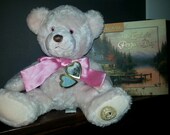 Thomas Kinkade Dakin Plush Heart Necklace 12" &The End of the Perfect Day Book