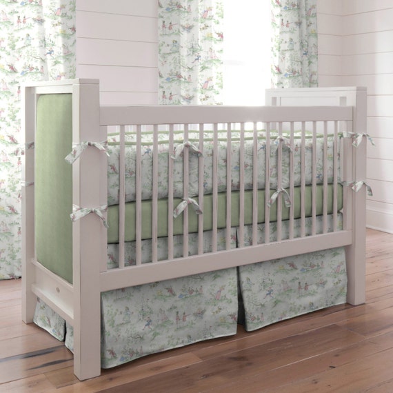 Neutral Baby Crib Bedding / Girl Baby Bedding / Boy Crib