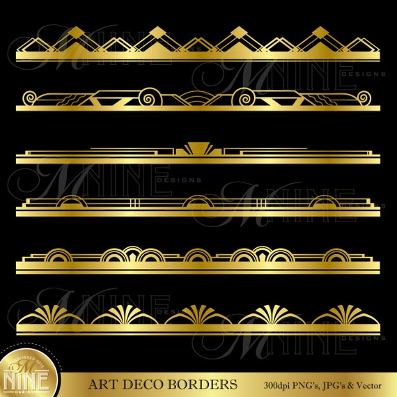 free clip art art deco borders - photo #41