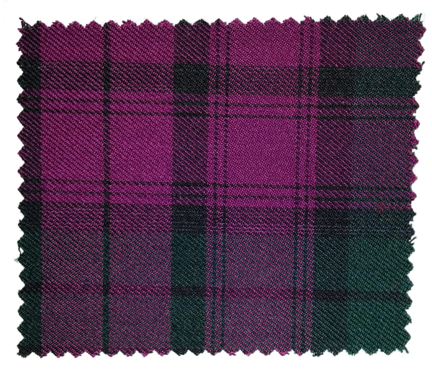 Purple / Green Dunbar Tartan Fabric by AinsberryFabric on Etsy