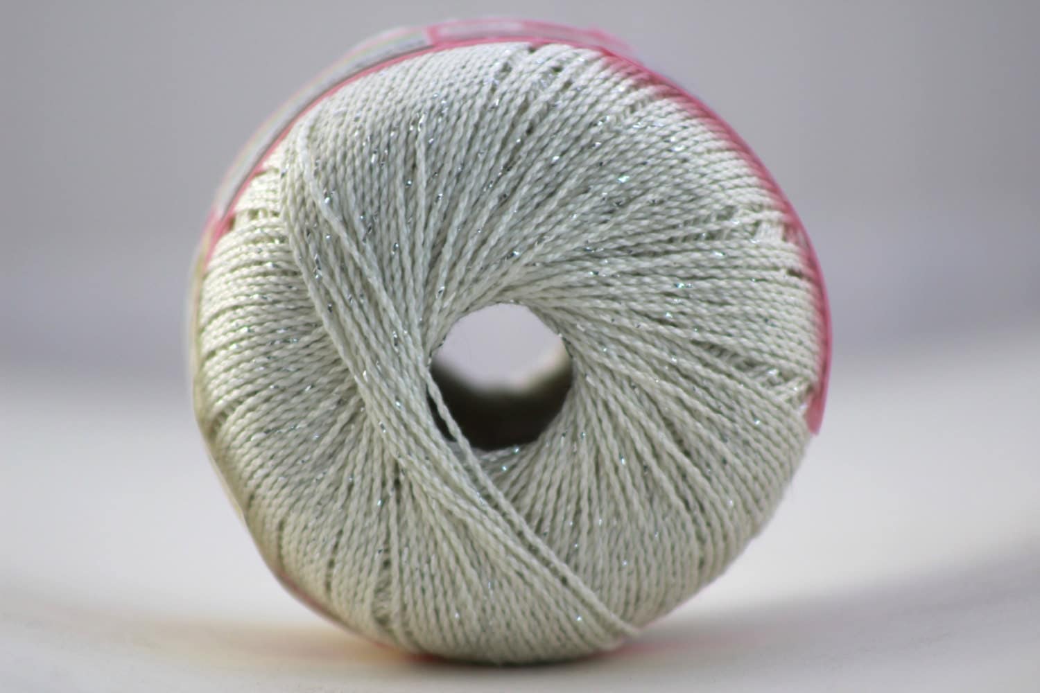 silver cotton yarn