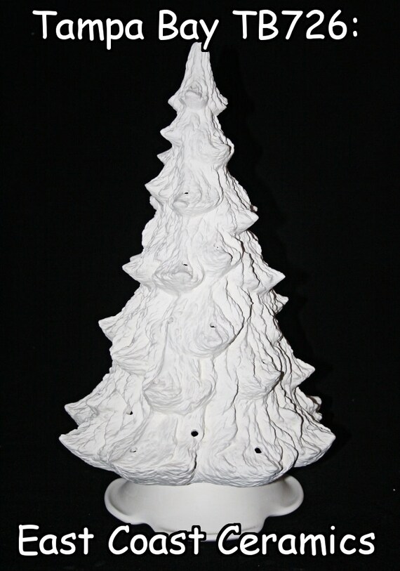 Ceramic Christmas Tree Unpainted Bisque