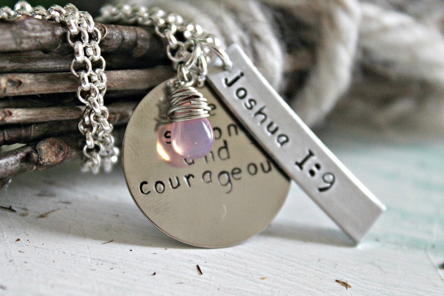 Bible Verse Jewelry Cancer Jewelry Survivor Jewelry by