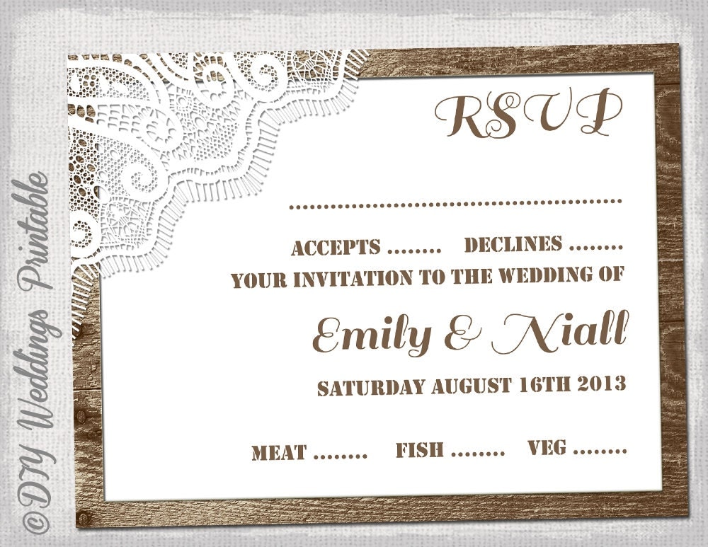 Rsvp Ideas For Wedding Invitations 8