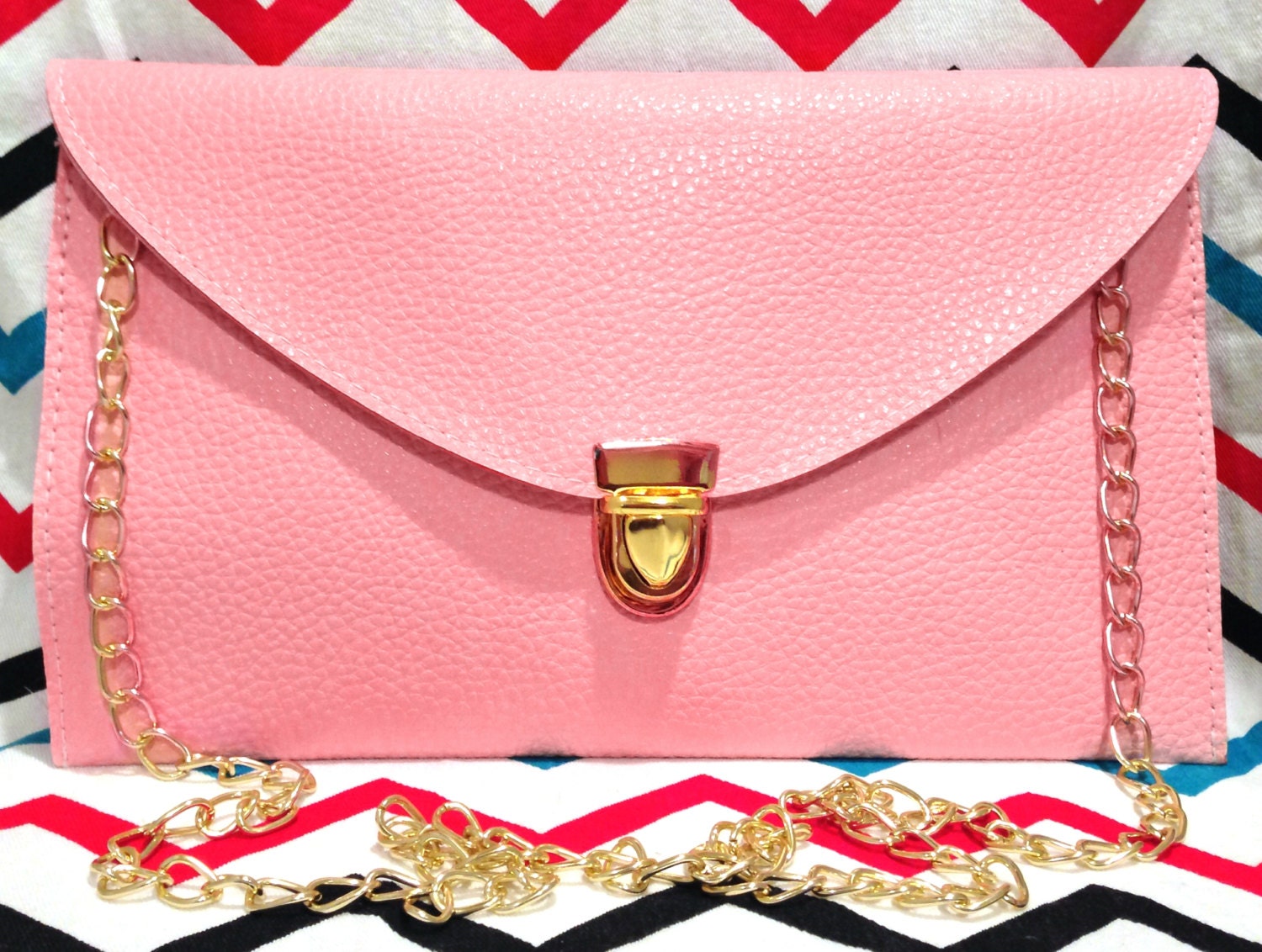 pink envelope bag