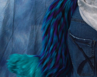 Raver Wolf Fursuit Tail