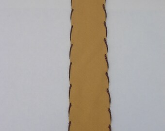 Nice 1950s Western Wool Flat Bottom Tie