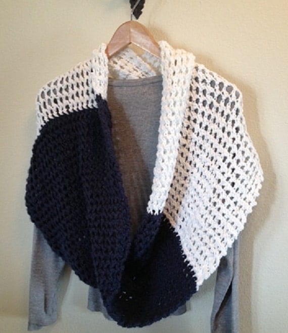 Rivulet Lace Infinity Wrap/Scarf Loom Knit by ...