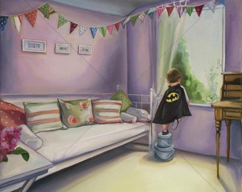 Fine art Giclée print "Lunch" by Antonia Sanker