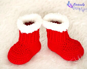 Items similar to Baby Booties and baby headband vest, Free shipping ...
