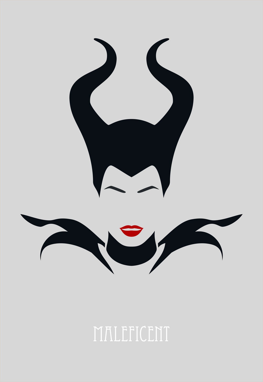 maleficent movie poster postcard 4'X6' by LiveitupS2 on Etsy