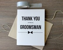 New 100 Groomsmen Thank You Card Wording