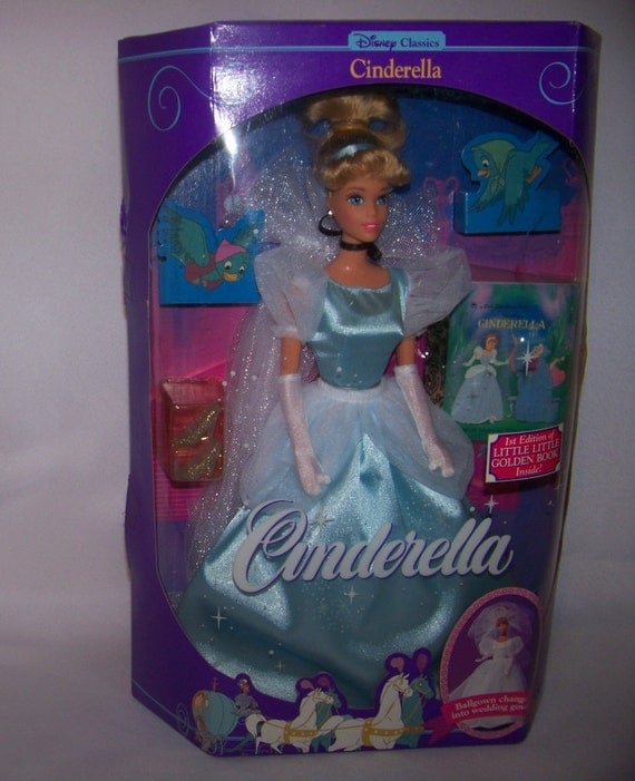 1991 Mattel Disney's Cinderella Barbie Doll NIB by onlygot1