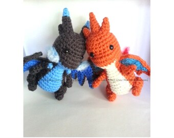 Mega CharizardxCrochet Chibi Pokemon:Amigurumi by ...