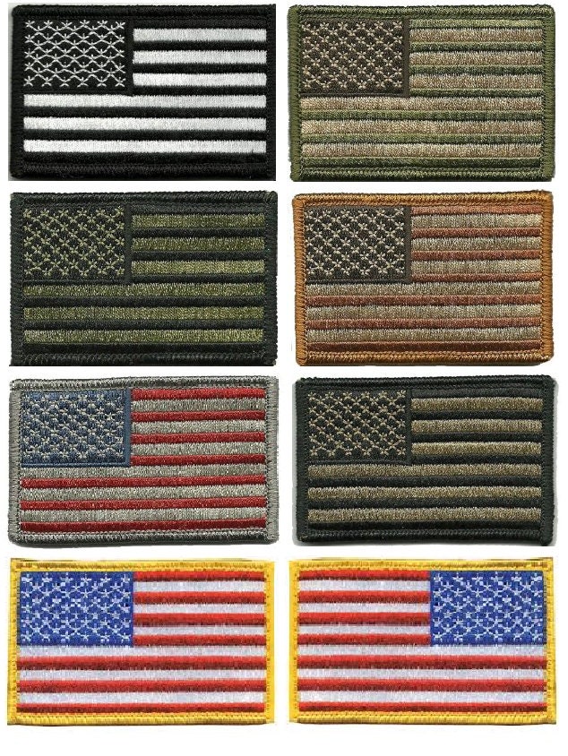 Tactical Usa Flag Patch Velcro 2x3 Sized By Kmoutfitters On Etsy