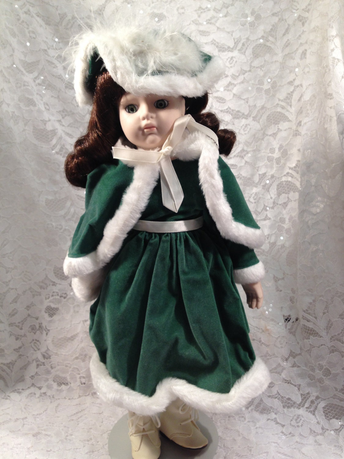 christmas around the world porcelain dolls