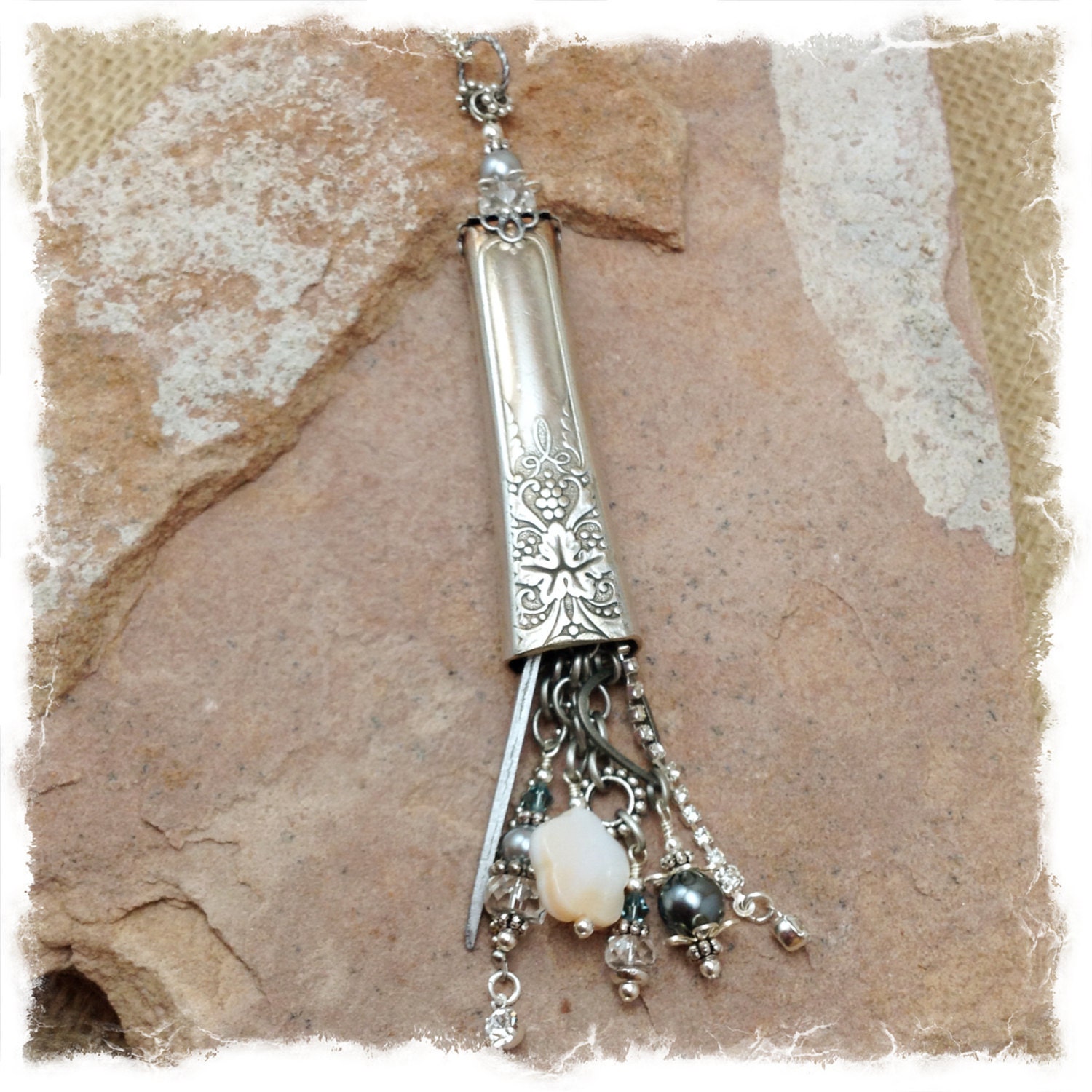 Silverware Jewelry Vintage Silverware Hollow by ObtainiumDesigns