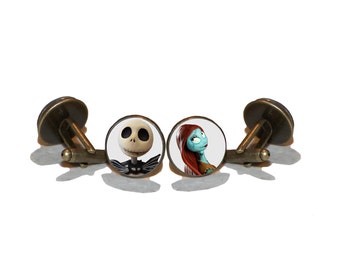 Jack & Sally Cufflinks - Made to Order