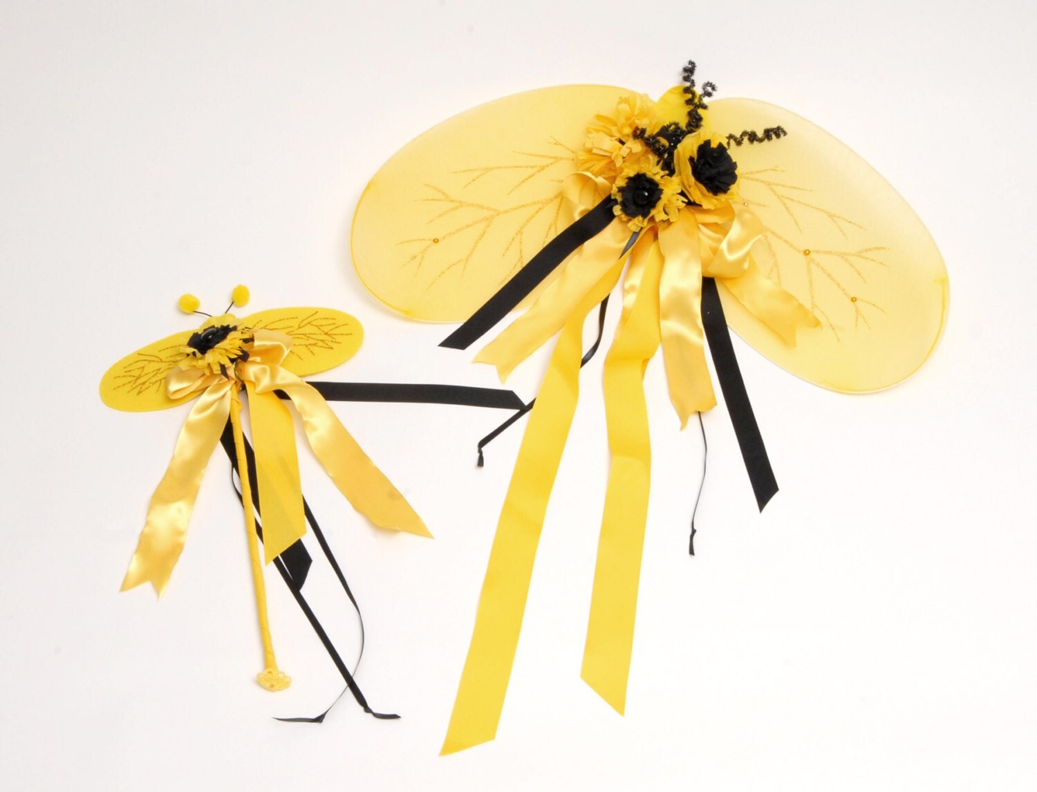 Bumble Bee Wings And Wand / Bumble Bee Halloween Costume