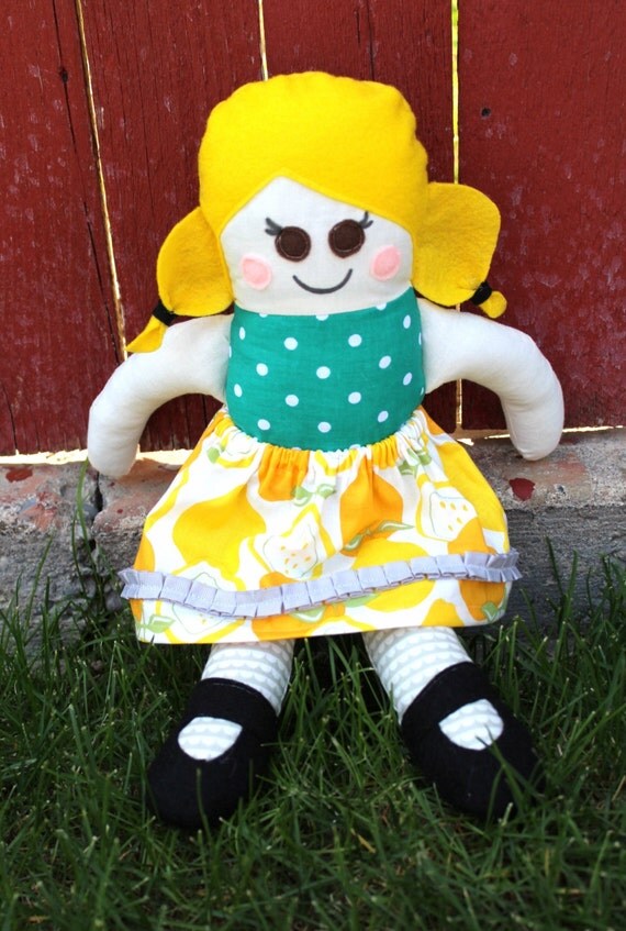 stuffed lemon toy