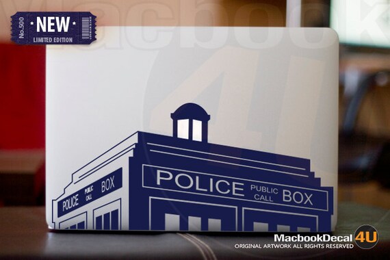 dr who macbook decal