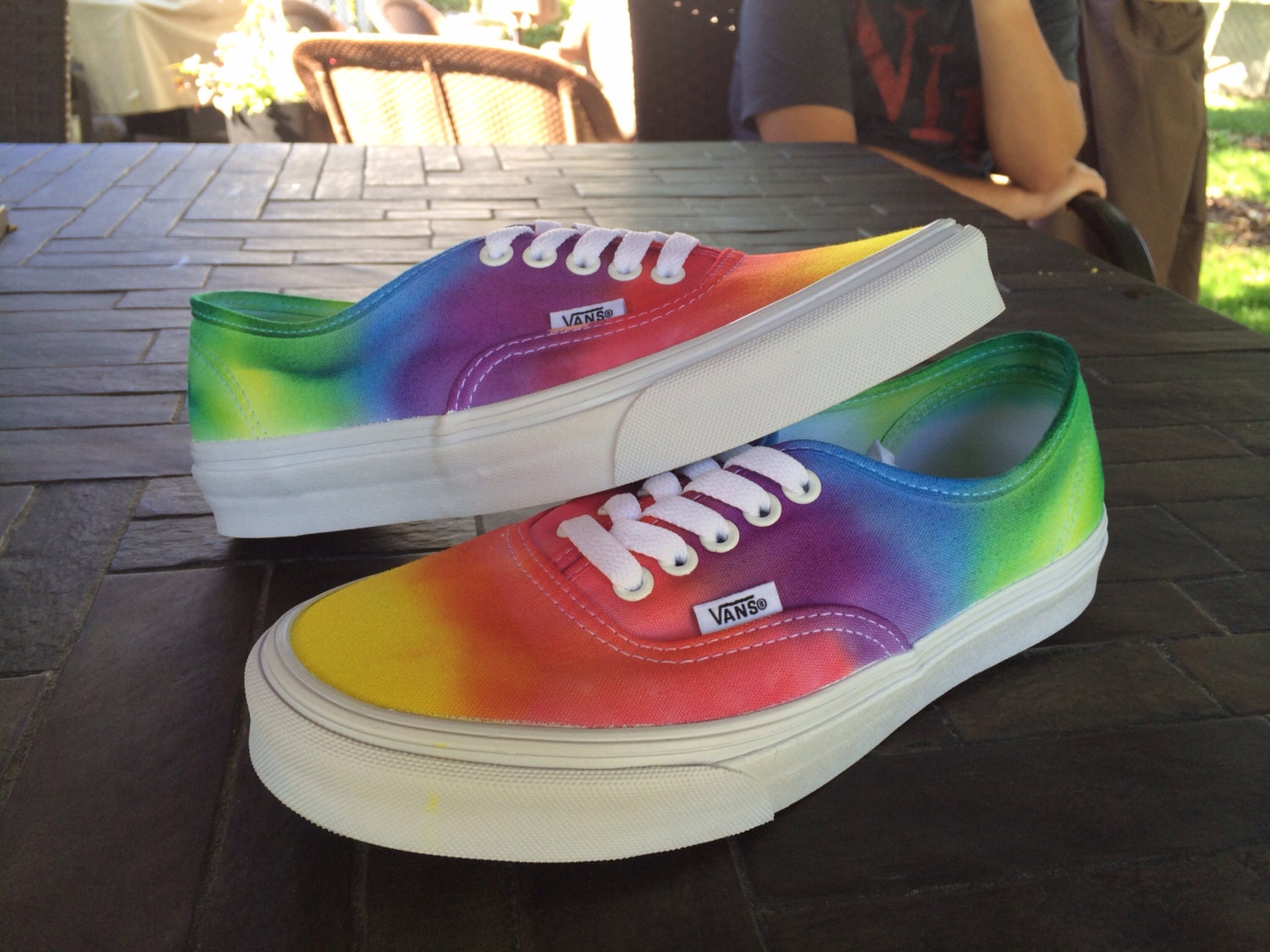 Custom Tie Dye Vans