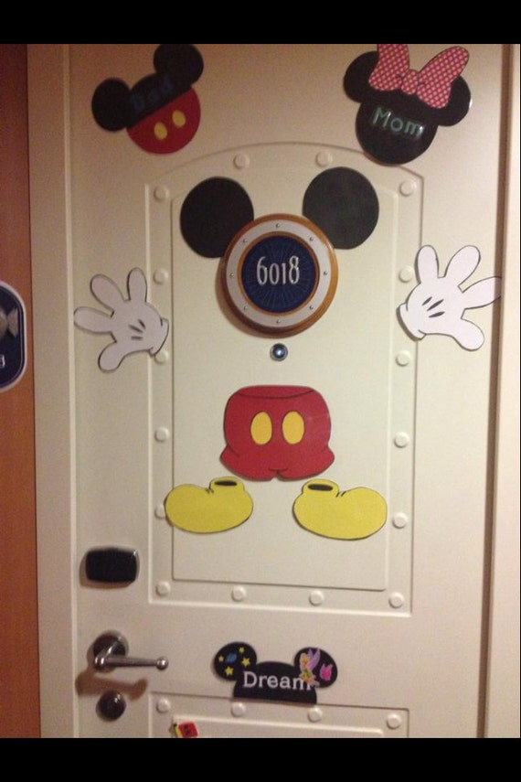 mickey mouse body parts magnet disney stateroom by heatherlilshop