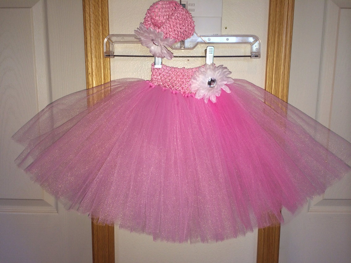 Pink & White Tutu Dress