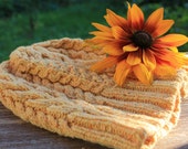 Woman Knitted Hat,Tweed Knit Hat,Cable Hat, Woman Knitted Hat,Beanie Hat Yellow,Knitted Hat, Hat with PomPom,Fall Fashion, Woman Knitted Hat