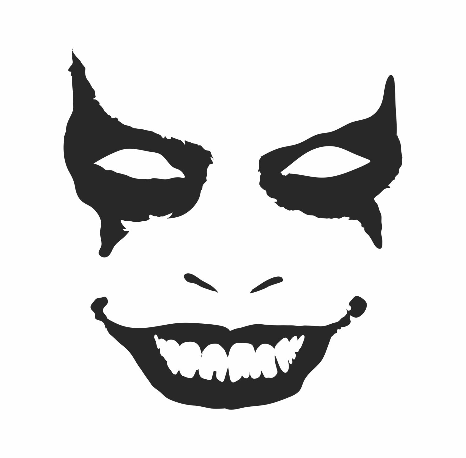 Joker Face Bumper Sticker Vinyl Decal Macbook Pro Air Sticker