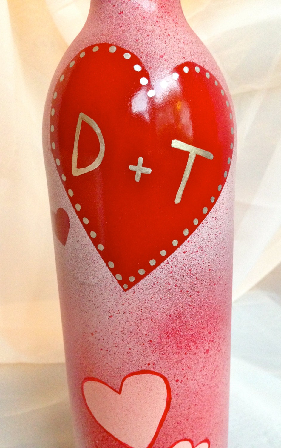 Valentine's Day Wine Bottle / Cute &amp; Classy Wine Bottle