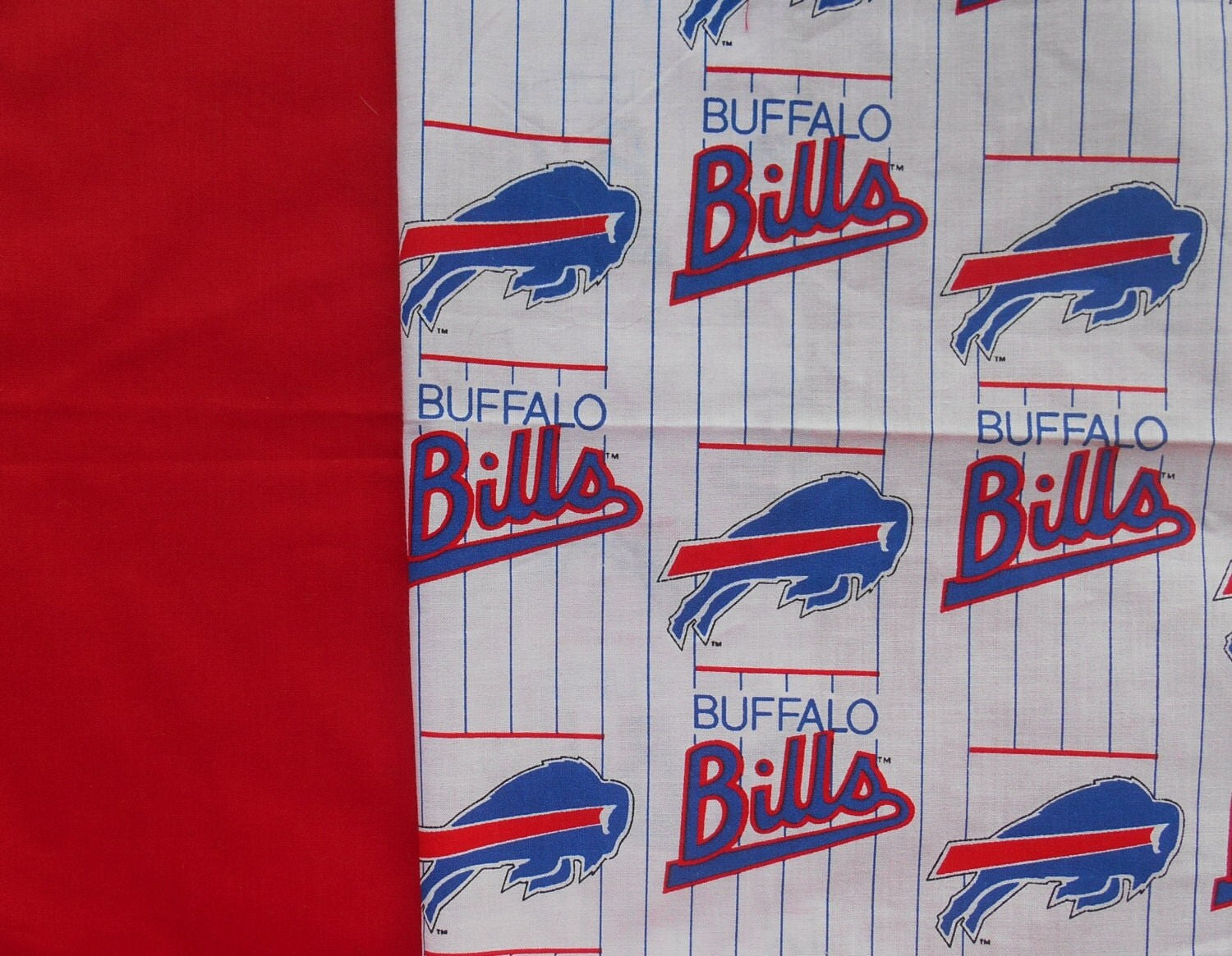 NFL Buffalo Bills Cotton Fabric Buffalo Bills Pillow Fabric