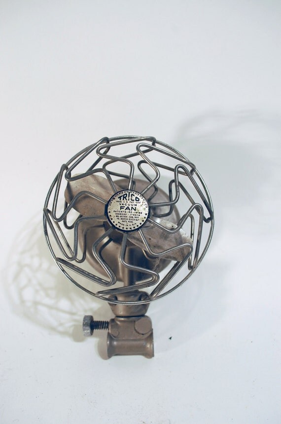 Vintage 1920's Trico Vacuum Fan Auto Parts Accessories Car