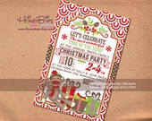 Christmas Party or Cookie Swap Party Personalized Invitation Printable Digital File Only Il_170x135
