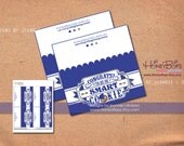 Blue Graduate/Graduation Treat Bag Topper Printable INSTANT DOWNLOAD for Party Favor - PDF Il_170x135