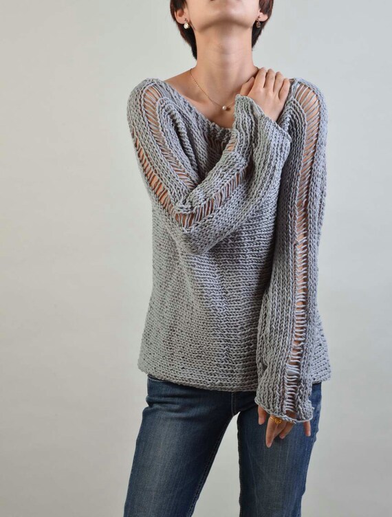 Women's Hand-woven Knitting Needle Sweater Outer Wear Cardigan