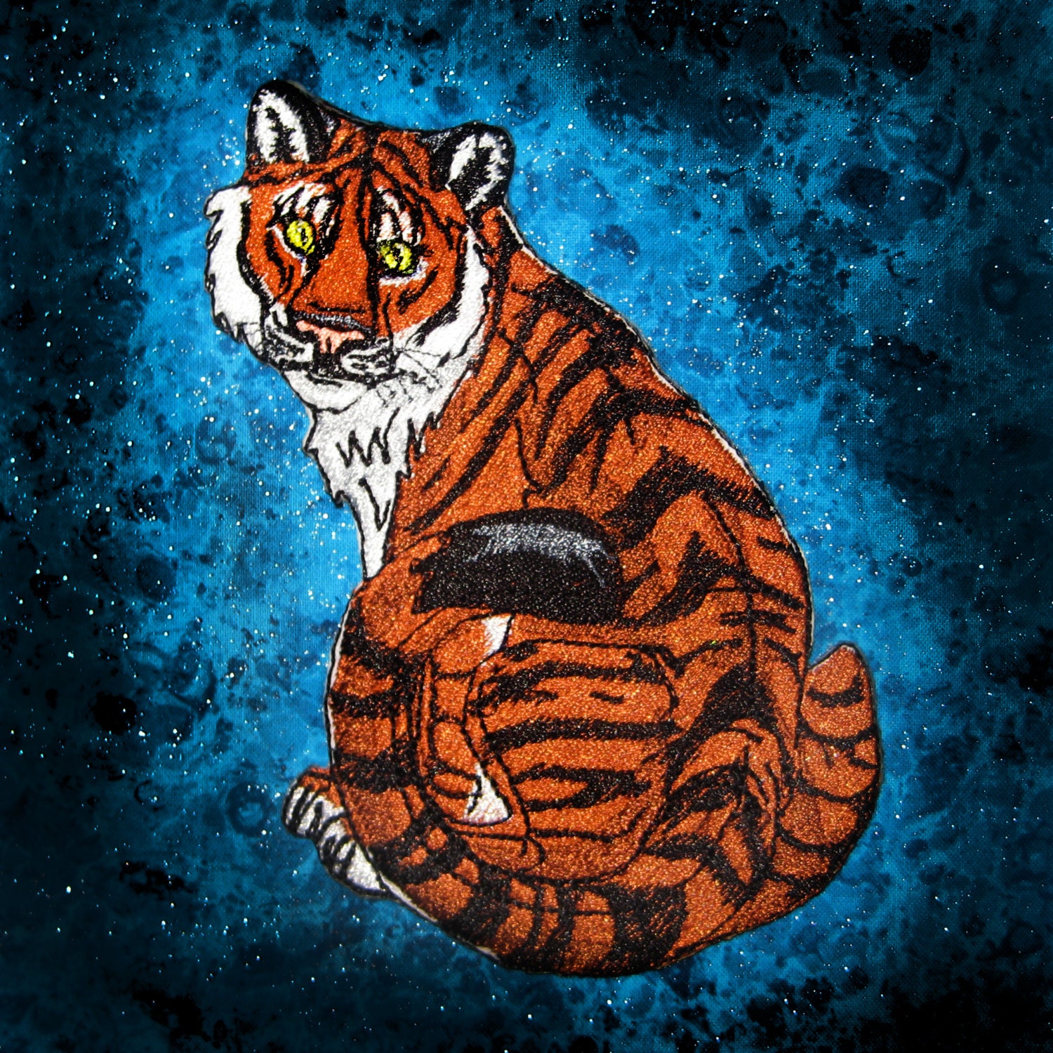 Awesome Tiger Iron on Patch