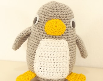 Crochet pattern Penguin - amigurumi penguin animal toy pattern - Instant Download PDF by Bigunki