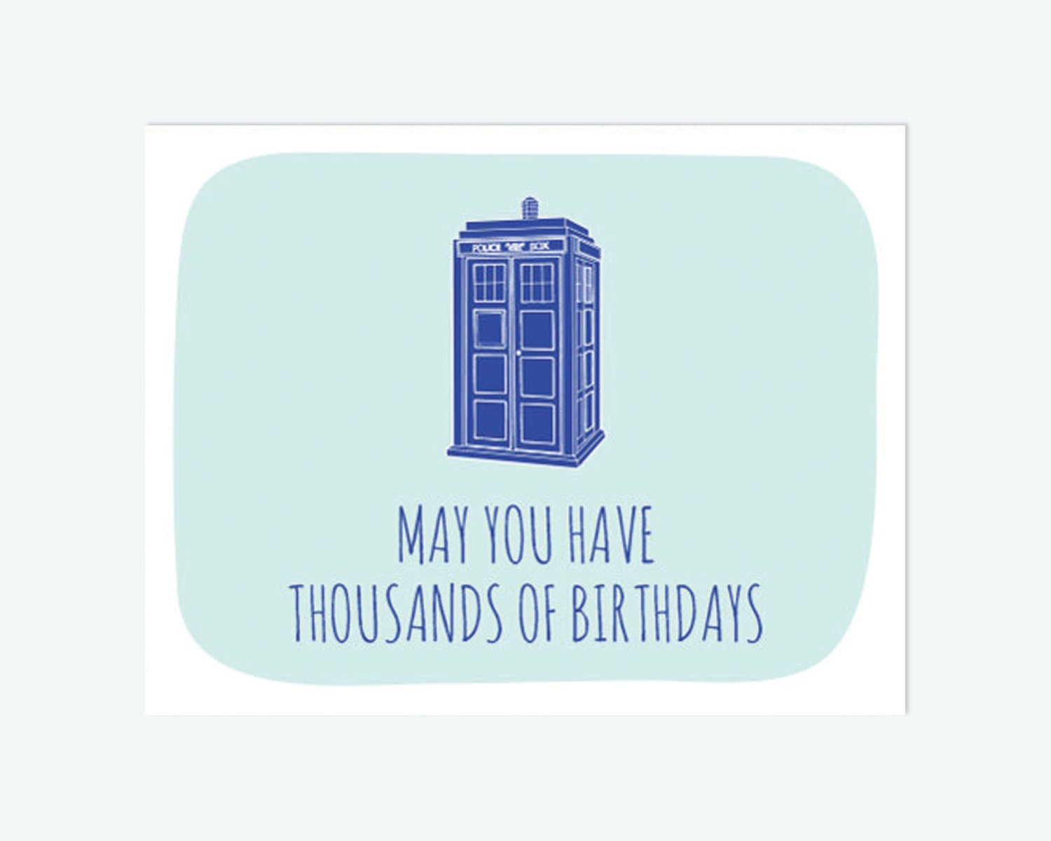 PRINTABLE Doctor Who Birthday Card by RememberNovemberInc on Etsy