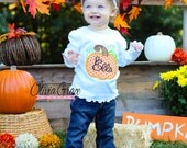 Halloween Pumpkin Shirt, for a Boy or Girl Embroidered Applique Shirt or Bodysuit Il_170x135