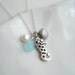 Seahorse Pendant Necklace In Sterling Silver. Beach Necklace. Mediterranean Necklace, Seashell, Charm, Beach Wedding