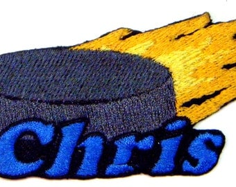 Hockey Custom Personalized Iron-on Patch