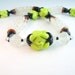 Art Deco Necklace Vintage Green Italian Art Glass Frosted Czech Crystals Carnelian Jet Beads