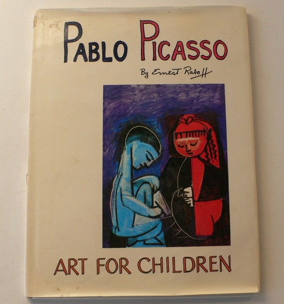 vintage book Pablo Picasso Art for Children 1969 from Diz